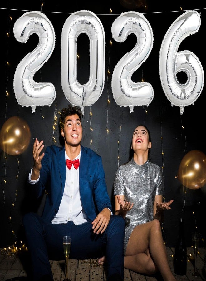 KHC-KHF 2026-Balloon Number-Balloon 2026 40in Large Foil Balloons New Year Party Graduation Birthday Wedding Anniversary Holiday Celebration Decoration Supply - Image 4